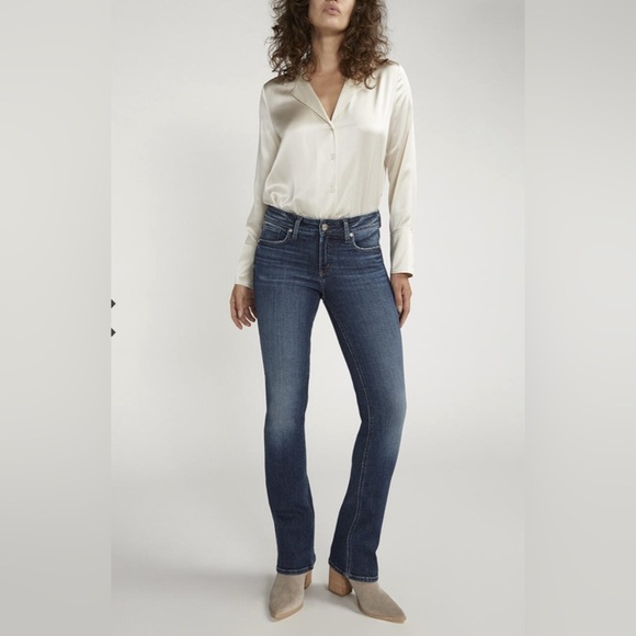 Silver Jeans CO. Elyse Slim Boot Women’s Jeans Size 31/31 - Picture 1 of 6